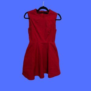 Kate Spade Saturday Red Fit and Flare Dress | Size: 2